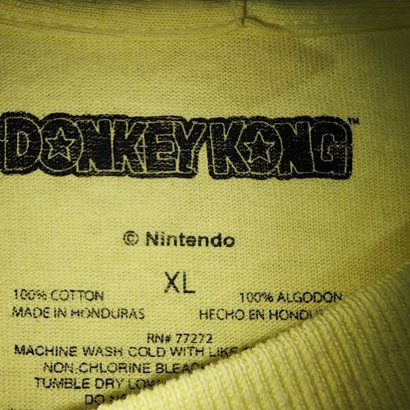 Donkey Kong athletic fit Men's XL shirt - Picture 3 of 5
